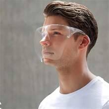 Transparent/Clear Fashion Glasses, Unisex, Lightweight Design, Suitable For Painting, Daily Wear, Party Photo Props - View 5