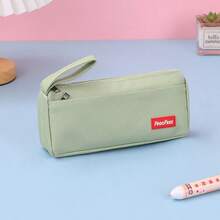 Customized Text LOGO Minimalist Pencil Case, Large Capacity Stationery Bag, Pencil Pouch For Students, Back To School Gift, Personalized Pencil Bag - Multicolor - View 18