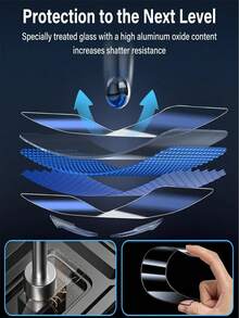 3pcs Curved Tempered Glass Screen Protector Compatible With Honor Magic 7/7 Pro/7 Lite/Magic 6/6 Pro/6 Lite/5/5 Pro/5 Lite - Clear - View 5