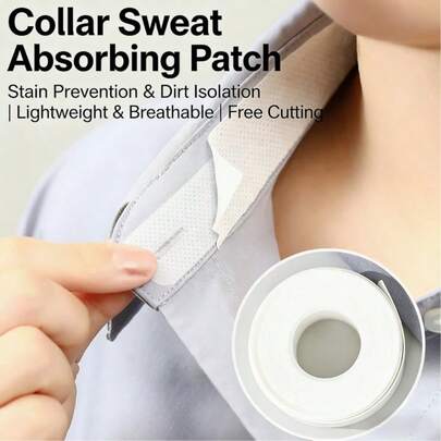 Cuscinetti assorbenti per il sudore per colletti di abbigliamento, monouso, altamente traspiranti, invisibili, assorbenti, leggeri, traspiranti, confortevoli e senza odore. Facili da usare, adatti sia per uomo che per donna, perfetti per le giornate calde estive. Essenziali per viaggi, sport, attività all'aperto e abbigliamento estivo. Ottimo anche come regalo per le vacanze come il Natale.