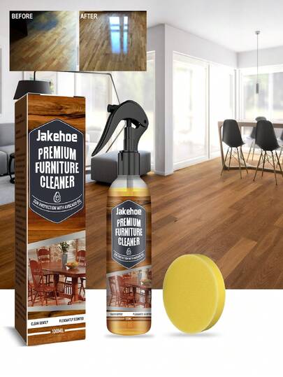 jakehoe All-Purpose Floor Cleaner - Newly Upgraded, Powerful Cleaning And Polishing Formula For Hardwood Floors, Marble Surfaces. Effectively Cleans Floors, Maintains Shine And Provides Protection. Protects Floors From Drying And Cracking, Leaving Floors Clean And Extending Floor Lifespan.