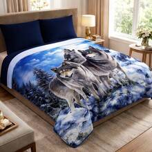 Dormitory Bedding - Moon Wolf - View 2