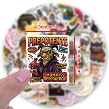 53 Pcs Dungeon Crawler Carl Stickers, High Quality Stickers Decals Scrapbook, Diary, Laptop, Bumper, Skateboard, Water Bottle, Computer, Phone, Hard Hat, Car, Tablet, Bicycle Stickers - Random Style - View 2