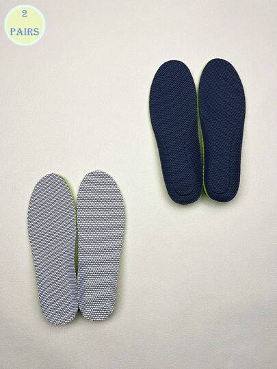 زوجان من بطانات الأحذية الرياضية المضادة للروائح، ذات امتصاص للصدمات وارتداد عالي والقابلة للتنفس