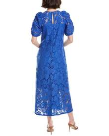 Sara Campbell Lace Maxi Dress - 藍色 - 查看 3
