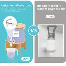 Laundry Detergent Dispenser, 0.7 Gallon Fabric Softener Dispenser For Laundry Room Organization, Acrylic Liquid Laundry Detergent Dispenser With Spigot, Detergent Holder, Measuring Cup - Multicolor - View 5