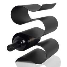 1pc Countertop Wine Rack, Independent Creative Modern Small Wine Rack, Cabinet Kitchen Bar Desktop Wine Rack Storage Rack, Dining Room Decor, Modern Luxury Creative Tabletop Cabinet Storage Display Ornament, Metal Premium Living Room Decoration - View 12