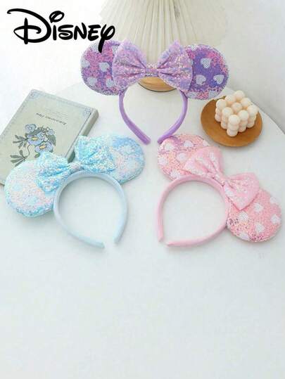 1pc Disney  Mouse Ear Headband With Bow Design, Princess Costume Accessory Suitable For Party, Birthday, Carnival (Some Accessories Randomly Shipped), Perfect Gift, Birthday Gift, Ideal For Various Festivals, Fashionable Item, Luxury Choice. Perfect Gift For Friends Or Partners, Valentine's Day Decoration, Ideal Choice, Party Gift.
