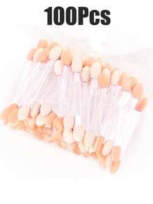 50pcs/100pcs Disposable Travel Eyeshadow Applicator, Double-Sided Eyeshadow Sponge Applicator, Makeup Sponge Stick, Makeup Tools Suitable For Travel, Great Gift For Women And Girls, Multi-Functional Makeup And Nail Art Tools - Multicolor - View 15