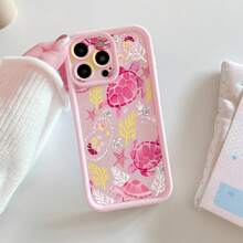 Capa protetora para celular com estampa de tartaruga marinha rosa, elemento marinho, resistente a impactos, com cobertura total e espessura ideal para homens e mulheres. Design minimalista e elegante, perfeita para quem ama moda. Compatível com iPhone 17/17 Pro/17 Pro Max/17 Air/16/11/16 Pro/16 Plus/16 Pro Max/16 E/15 Pro Max/13/14/12/11/7G/8 Plus e Galaxy S25/S25 Plus/S25 Ultra/A05/A05S/A06/A07/A16/A17/A56. Versão internacional, não a versão nacional. - Rosa - Ver 2
