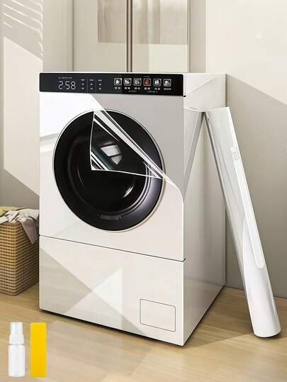 Transparent Protective Film For Furniture, Waterproof, Oil-Proof, Flame Retardant, Anti-Mold, Removable Adhesive Sticker, Suitable For Washing Machines, Refrigerators, Cabinets, Kitchens, Tabletops, Walls, Coffee Tables, Dining Tables, Furniture, Marble Renovation, Etc.