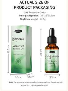 1 buc. ulei esențial solubil în apă de 30 ml cu pipetă, ulei esențial cu parfum proaspăt de lungă durată, potrivit pentru aromaterapie, difuzor, deodorizant, parfum de ceai alb oceanic și lemn de santal - 30 ml - Vizualizare 8