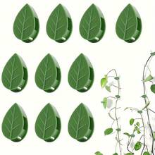 22pcs Seamless Green Plant Fixator | Household Wall Climbing Buckles, Green Ivy And Watermelon Vine Climbing Artifact, Plastic Material - A - View 3