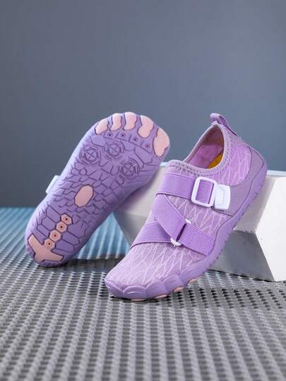 Kids' Summer Breathable Non-Slip Water Shoes, Outdoor Quick-Dry Amphibious Sneakers, Boys & Girls Water Sports Fitness Shoes