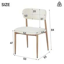 Dining Chairs - Natural Color + Ring + 6 Handles - View 6