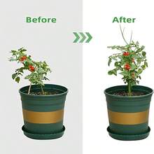 7pcs Stackable Tree Branch Plant Support Rack, Stackable Plastic Plant Support Structure Suitable For Indoor And Outdoor Potted Plants, Vines, Flowers - C - View 12