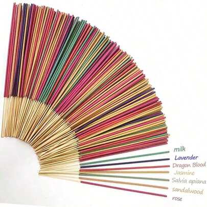 38/78/118/198/396片装高品质混合香氛套装 - 包含柠檬草、薰衣草、玫瑰、茉莉、鼠尾草、檀香、龙血树等7种香型，适用于瑜伽、冥想、酒店助眠、沐浴、放松、除臭、户外等多种场合，提振精神。