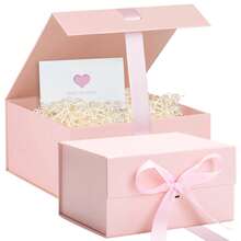 Gift Box 9.5'x7.1'x4.3' Gift Boxes With Magnetic Lid Card And Shredded Paper Fill Gifts Box For Christmas Valentine's Day Mother's Day Weddings Bridal Showers Graduations Birthdays New Year Bridesmaids Gifts All Occasion - View 12