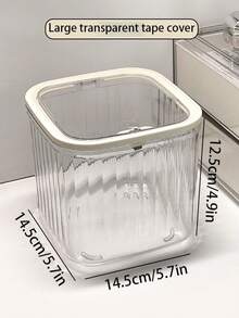透明咖啡胶囊收纳盒（带盖），适用于台面，可存放咖啡胶囊，小型食品收纳整理盒，透明塑料收纳盒，适用于食品储藏室、厨房、橱柜的整理和收纳。 - 透明摁壓盒 - 查看 8