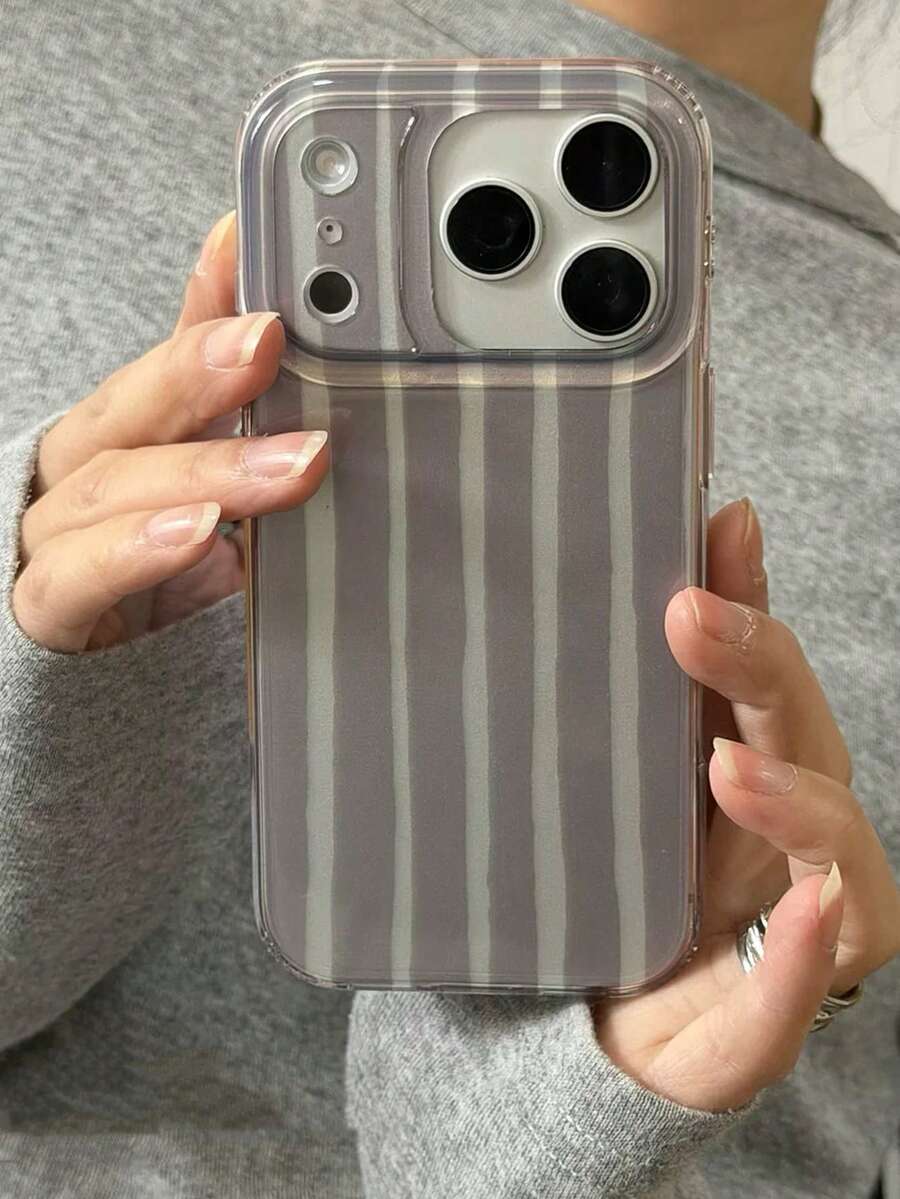 春季條紋對比色柔軟手機殼，適用於 iPhone 17 Pro Max、Apple 14、13 New、15 Pro、16 Pro Max，17 防摔保護殼