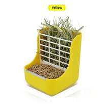 Rabbit Hay Rack And Food Bowl Combo, Hanging Feeder For Baby Rabbits, Dwarf Rabbits And Chinchillas, Rabbit Food And Hay Rack, Rabbit Supplies - View 3