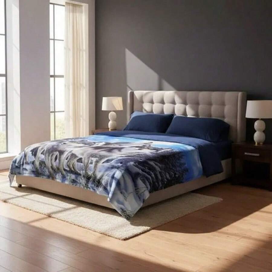 Dormitory Bedding - Moon Wolf - View 1