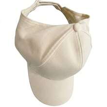 Women's Baseball Curve Cap With Hair Opening - Ideal For Gym And Running - Lạc đà - Xem 5