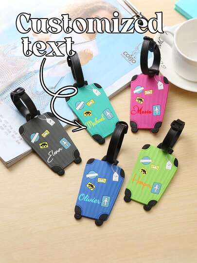 Etiqueta personalizada para equipaje, etiqueta de equipaje personalizada, regalo para viajeros, regalo de graduación, regalo para fiesta de boda, regalo familiar, regalo para amigos y familiares, esencial para viajes de negocios y de placer