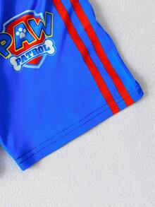 Paw Patrol 两件套汪汪队立大功男童套装，包含蓝色卡通小狗印花圆领短袖T恤和短裤，儿童夏季运动服，适合日常、休闲、度假、户外运动，也是一份不错的礼物。 - 藍色 - 查看 10