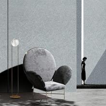 1 Roll 15.7inX39.3/118.1/196.8in Grey-Silver Self-Adhesive Silk Wallpaper, Grey Silk Material Vinyl Wallpaper Suitable For Cabinet Doors, Drawers, Silver Texture Self-Adhesive Removable Waterproof For Bathroom, Bedroom Wall Decor - Grey - View 12