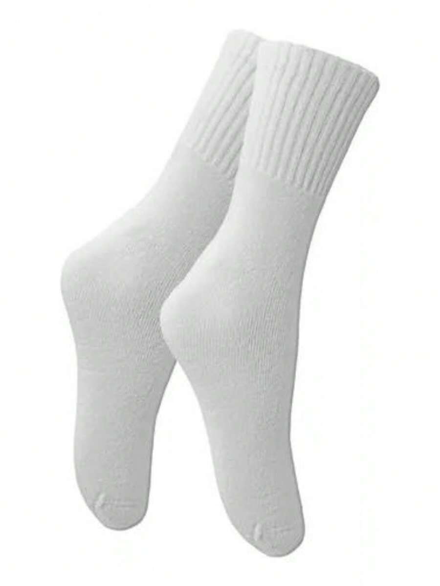 Men's Knee-High Socks, Large Size 45/48, Selene - 白色 - 查看 1
