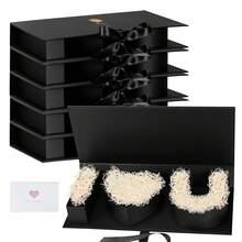 Hộp quà "Anh yêu em" kích thước 17,9" x 7,5" x 2,6", thích hợp đựng hoa, quà tặng Ngày Valentine, Ngày của Mẹ, đám cưới, kỷ niệm, sinh nhật, lễ tốt nghiệp và các dịp khác. Hộp quà hình chữ cái lớn, dày dặn, có thể chứa đầy quà. - Anh Yêu Em - Xem 5