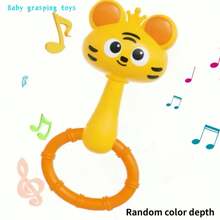 0-12 Months Baby Learning Toys, Cute Rattle Drums, Colorful Animal Handheld Rattles, Infant Sensory Buzzer, Promote Motor Skills Development, Hand-Eye Coordination - Multicolor - View 8