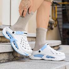 Casual    EVA    Hook Loop    Outdoor - White and Blue - View 7