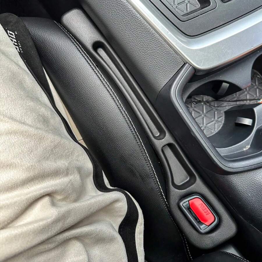 Car Seat Gap Storage - 2pcs Black - View 1