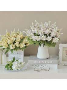 1 pieza Flor de cactus artificial, planta falsa, decoración de jardín exterior, corona de fiesta de boda, decoración del hogar, comedor, dormitorio, decoración de invierno, regalo de cumpleaños - Rosa Pálido - Ver 7