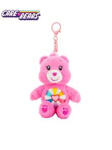 CARE BEARS 爱心熊毛绒钥匙扣套装，可爱钥匙扣，包包挂饰和钱包配件，可爱小熊钥匙扣，包包挂饰，礼物，钥匙圈手提包，单肩包，耳机盒，吊坠，个性化汽车包，钥匙挂钩，完美的手提包、单肩包和车钥匙配件 | 可爱卡通动物设计 | 理想的生日礼物，圣诞礼物 - 彩色 - 查看 9