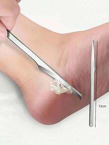 3件套银色嵌甲修复工具套装，不锈钢嵌甲锉和拔甲器，专业足部护理工具，用于嵌甲治疗 - A - 查看 7