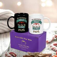 11oz Funny Baby Dad Coffee Mug, Birthday Christmas Father's Day Gift For Dad - Multicolor - View 3