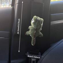 Protège-épaules de ceinture de de voiture mignon en forme de dinosaure, décoration de voiture en peluche personnalisée adorable et douce - A - Voir 2
