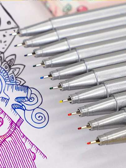 Pacote com 10 canetas esferográficas de ponta superfina de 0,38 mm, estilo saudita do Oriente Médio.