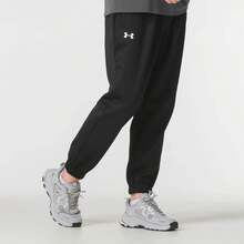 Under Armour 男士舒适休闲抽绳裤，春季款 - 黑色 - 查看 2