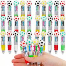 8pcs/2pcs Mini Multi-Color Pens In One 4-In-1 Bulk Sports Party Ballpoint Pen, Fun Gift Combination Ink Pen (Soccer Ball) (Random Style) - Multicolor - View 1