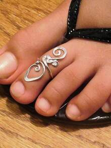 1pc Adjustable Bohemian Style Anklet For Women - Silver - View 2