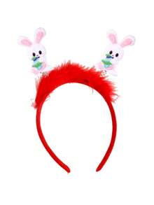 1pc Rabbit & Chick Egg Cartoon Party Cute ABS Plastic Easter Headband - Multicolor - View 6