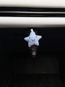 Cute Star-Shaped Car Hook, Creative Car Glove Box Hook, Passenger Side Storage Hook - A - View 3