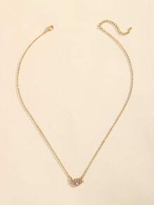 Fashionable Multi-Element Copper Alloy With Zirconium Stones Pendant For High-End Collar Chain, Suitable For Daily Wear And As A Gift For Festivals - Eye-shaped Pendant - View 6