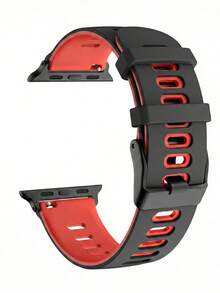 1条运动型硅胶表带，兼容 38mm、40mm、41mm、42mm、44mm、45mm、46mm、49mm。日常通勤表带，兼容 Series Ultra 3/2/1、11、10、9、8、7、SE3、6、5、4、3、2、1。 - 紅色 - 查看 10