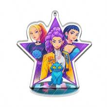 K-Pop Girl Group Merchandise, Chibi-Style Standee - Multicolor - View 9