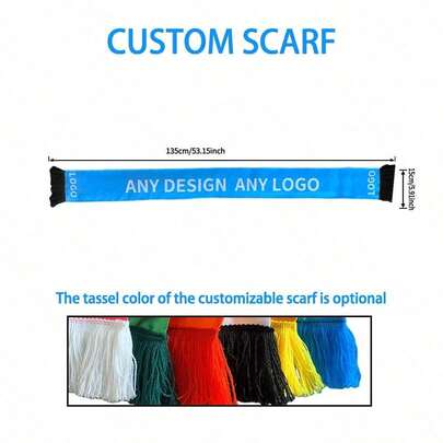 Pañuelo decorativo personalizable para fiestas, pañuelo de fan de fútbol personalizado con colores del equipo, logotipo y nombre, pañuelo de fan de fútbol personalizable, pañuelo de animadora, se puede personalizar con logotipo del equipo, nombre, texto, foto, adecuado para fiestas, ocasiones formales, partidos